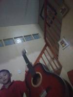 red guitar