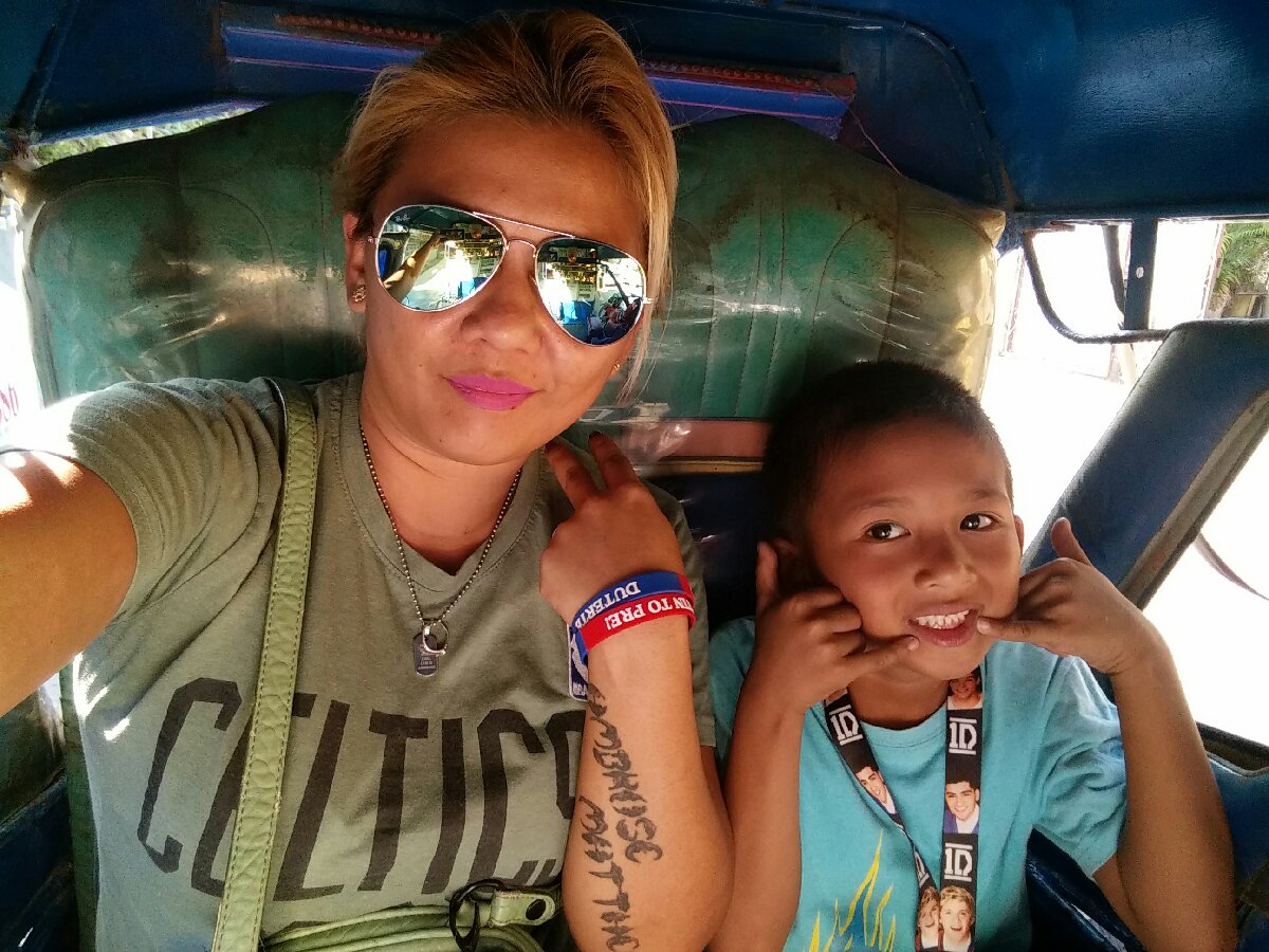 tricycle selfie