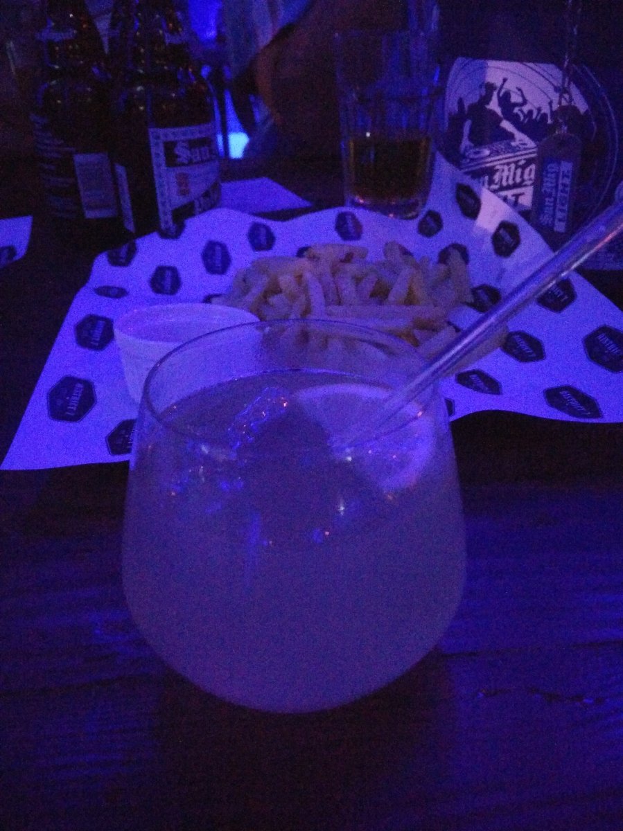 vodka, French fries