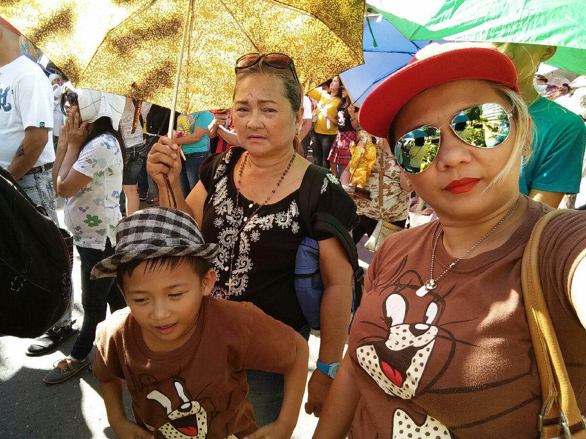 with grand ma