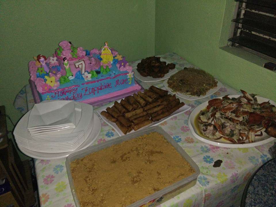 zapphires birthday, food