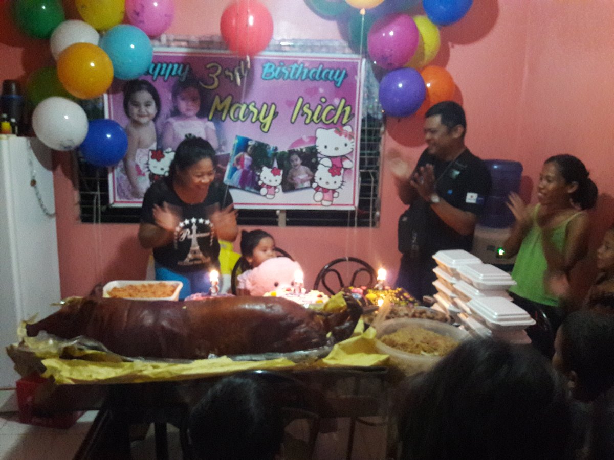 3rd birthday celebration of my baby sister