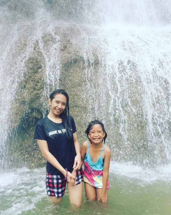 Can umantad falls, bohol adventure, family