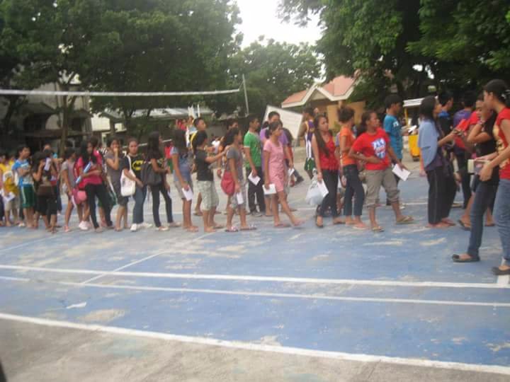 Red team, parade, tournament, friends, classmates