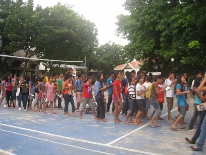 Red team, parade, tournament, friends, classmates