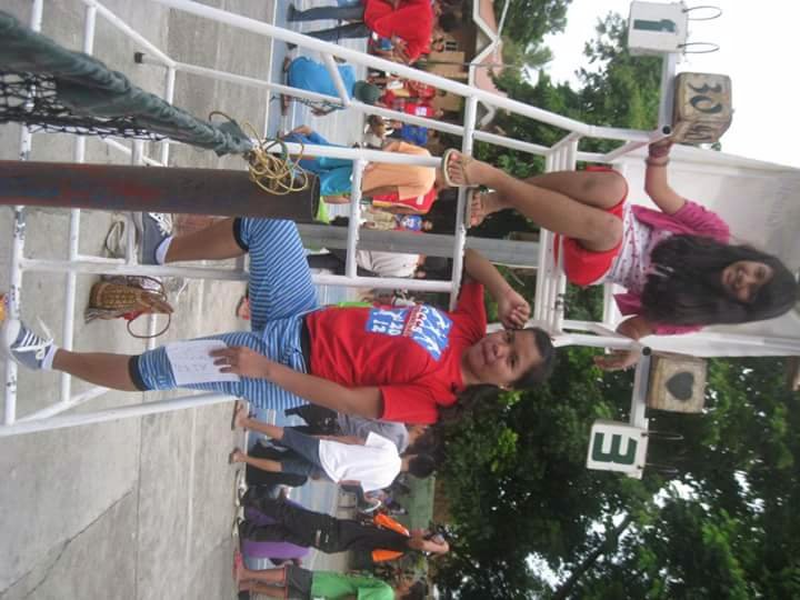 Red team, parade, tournament, friends, classmates