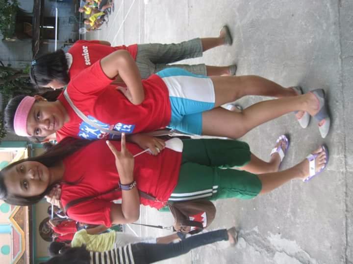 Red team, parade, tournament, friends, classmates