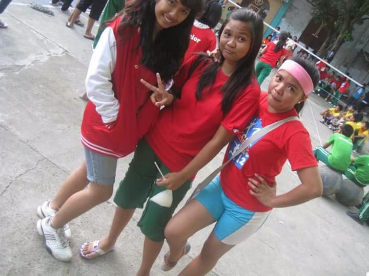 Red team, parade, tournament, friends, classmates