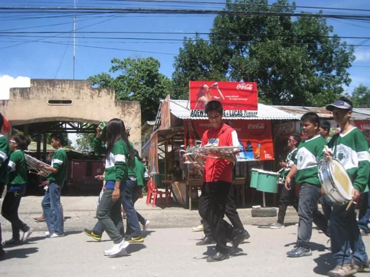 Red team, parade, tournament, friends, classmates