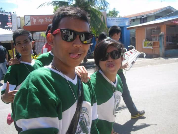 Red team, parade, tournament, friends, classmates