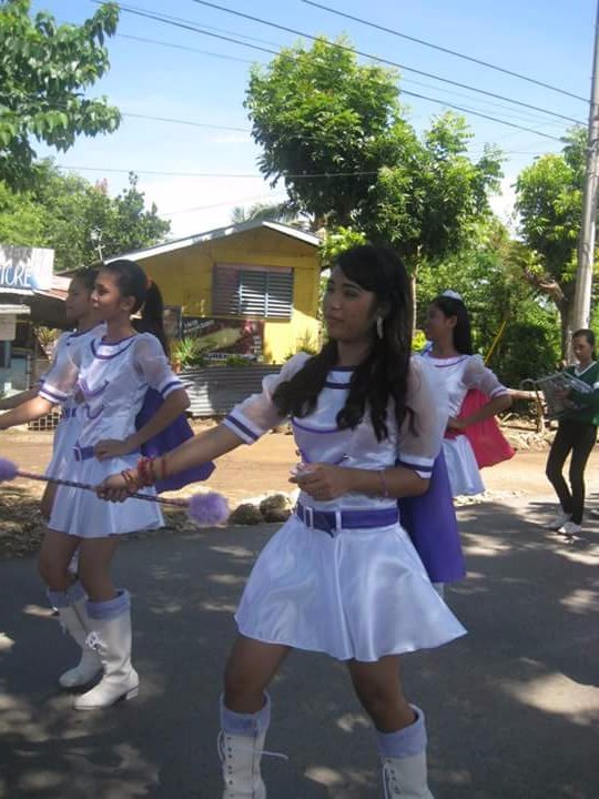 Red team, parade, tournament, friends, classmates