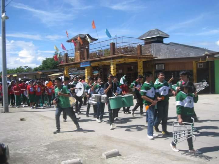 Red team, parade, tournament, friends, classmates