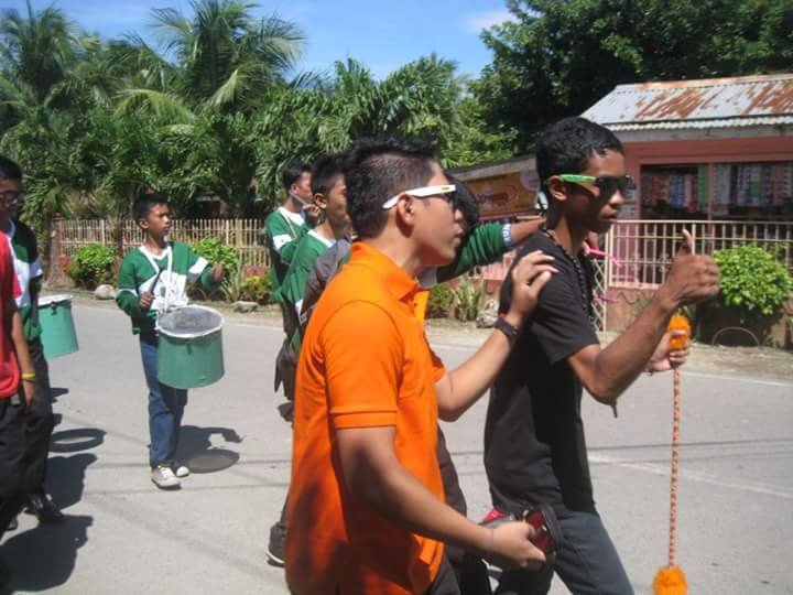 Red team, parade, tournament, friends, classmates