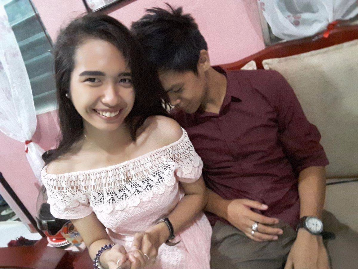 With babe