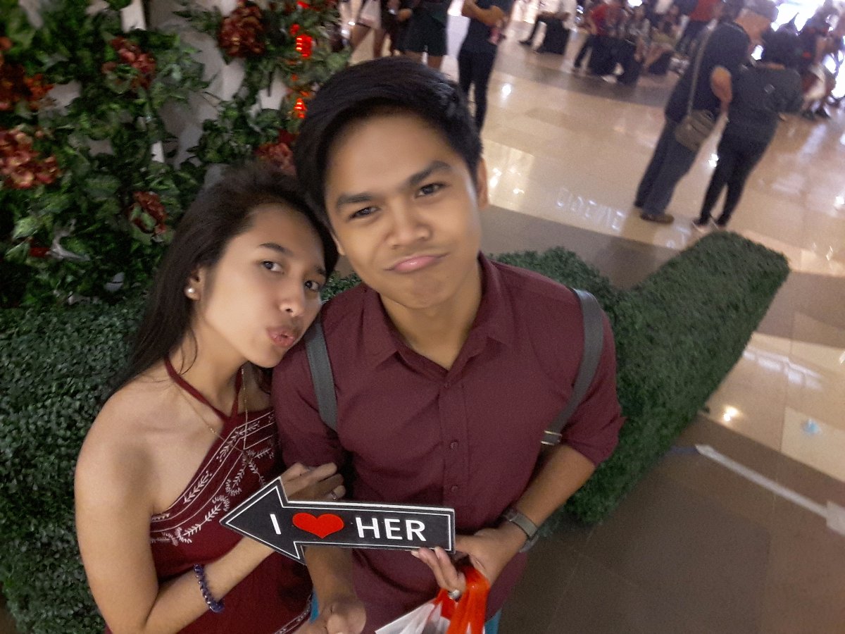 date, hearts, with babe