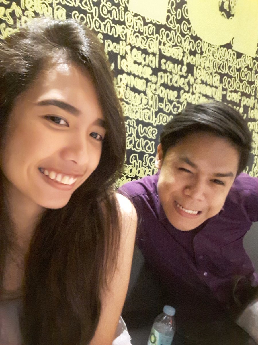 lunch out , with babe, @sm