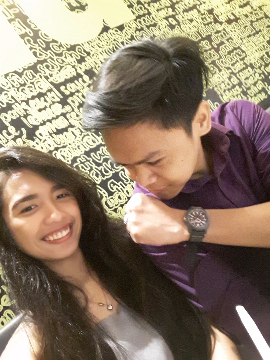 lunch out , with babe, @sm