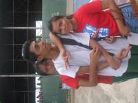 Red team, parade, tournament, friends, classmates