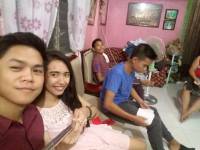 With groupmate