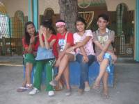 Red team, parade, tournament, friends, classmates