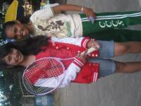 Red team, parade, tournament, friends, classmates