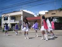 Red team, parade, tournament, friends, classmates