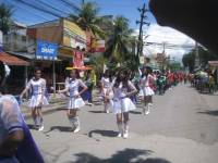 Red team, parade, tournament, friends, classmates