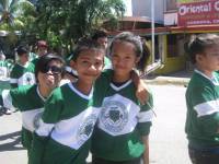 Red team, parade, tournament, friends, classmates