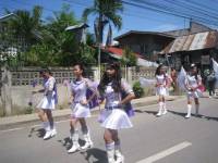 Red team, parade, tournament, friends, classmates