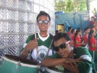 Red team, parade, tournament, friends, classmates