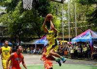 Basketball action