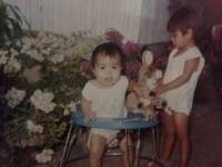 throwback moments with sister