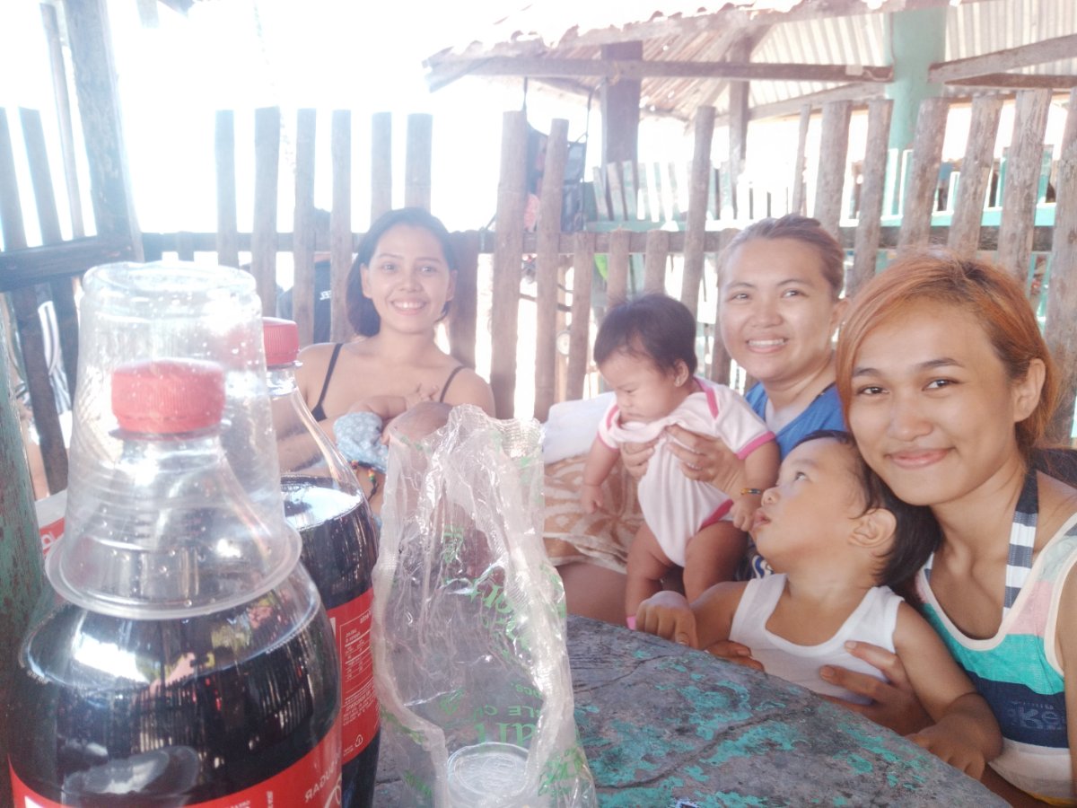 At beach with my HS BFFs