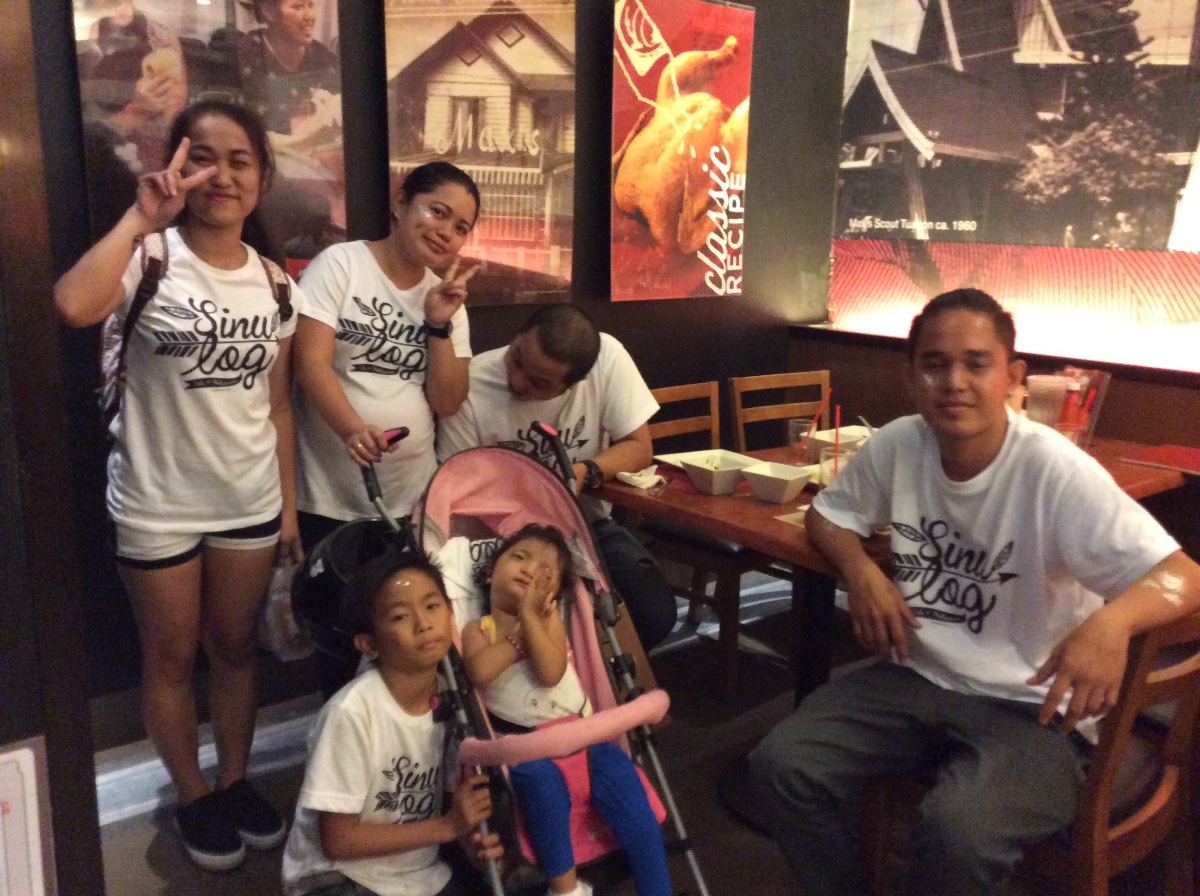 Our last Sinulog picture with Baby Yana