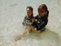 @Beach with Baby Zeke