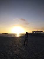 Sunset, Beach, Love