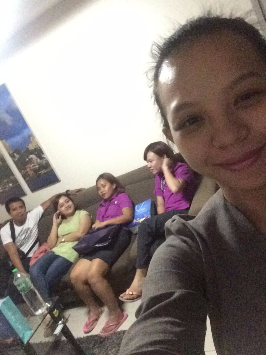 selfie with office mates
