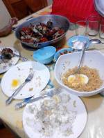 A group of filipinos only means one thing time for food