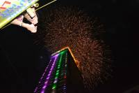 fireworks display at crown regency