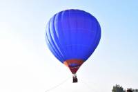 blue giant balloon