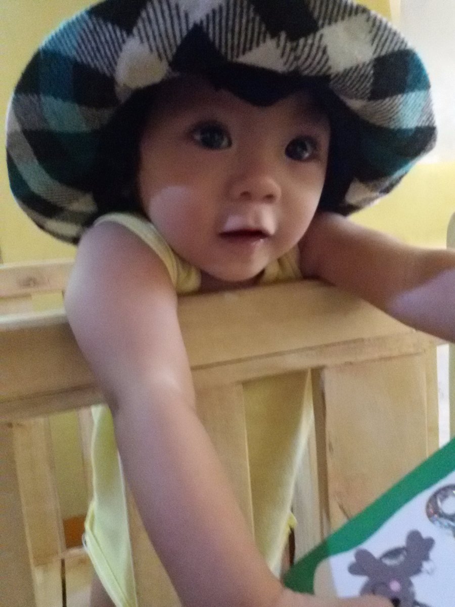 baby boy on the crib