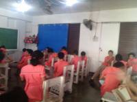 Classroom. Clasamates, pink