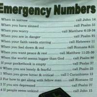 For emergency