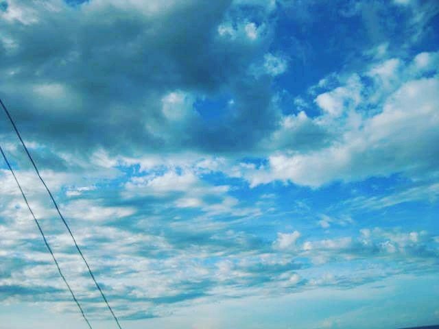 Beautiful blue sky