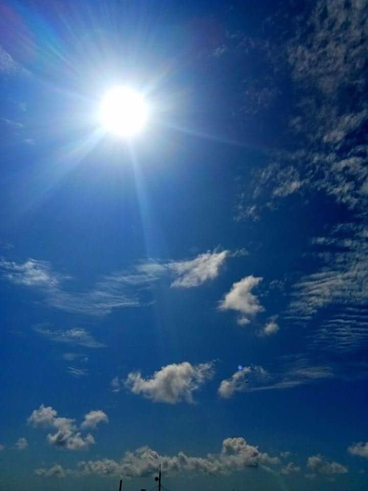 Bright light, sky view
