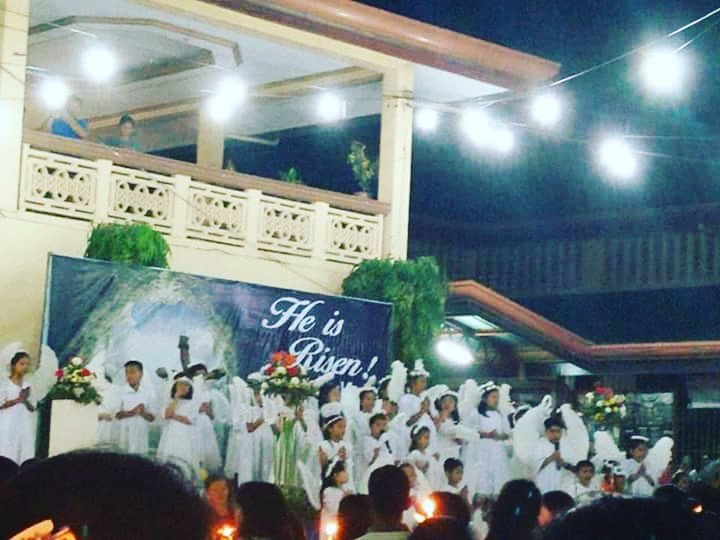 Cute little angels holy week