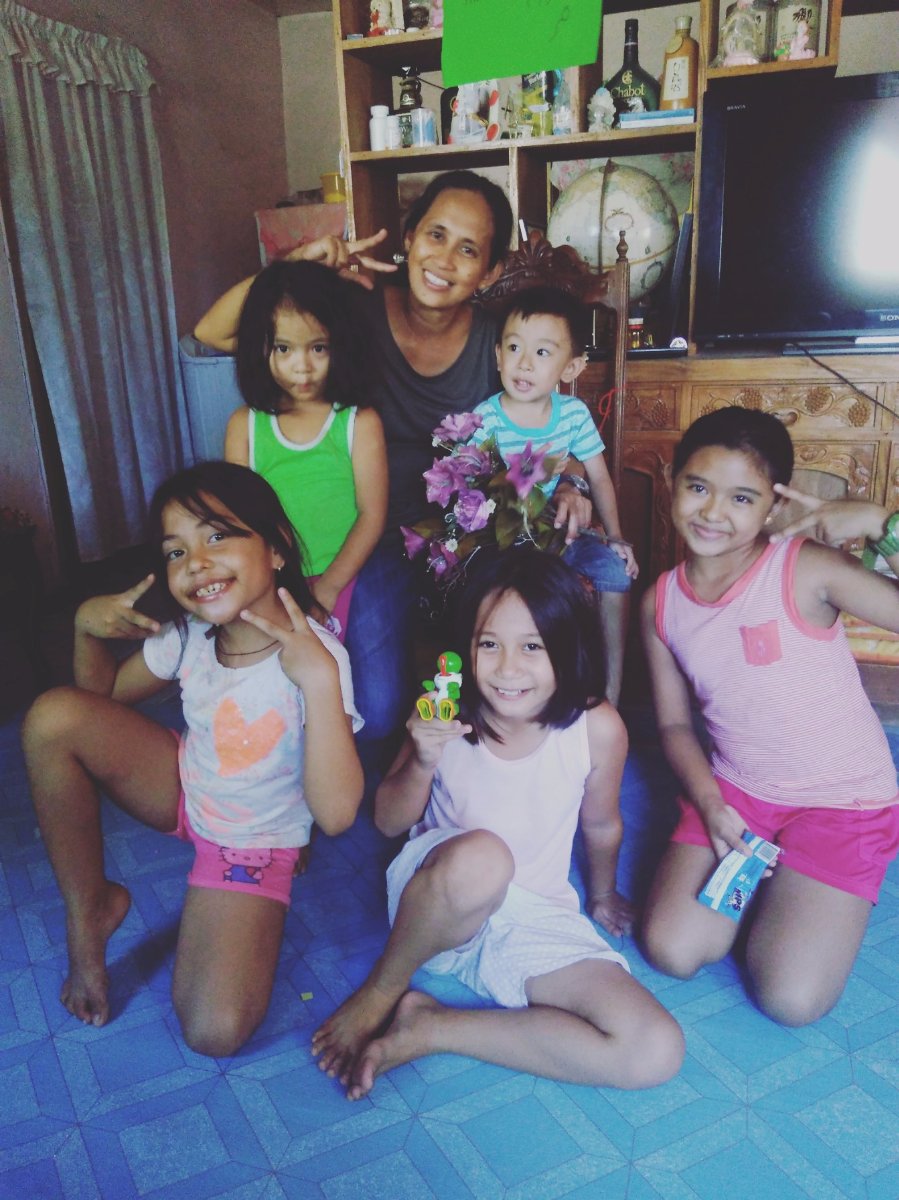 Family mother dear with my little cousins so cute love them all