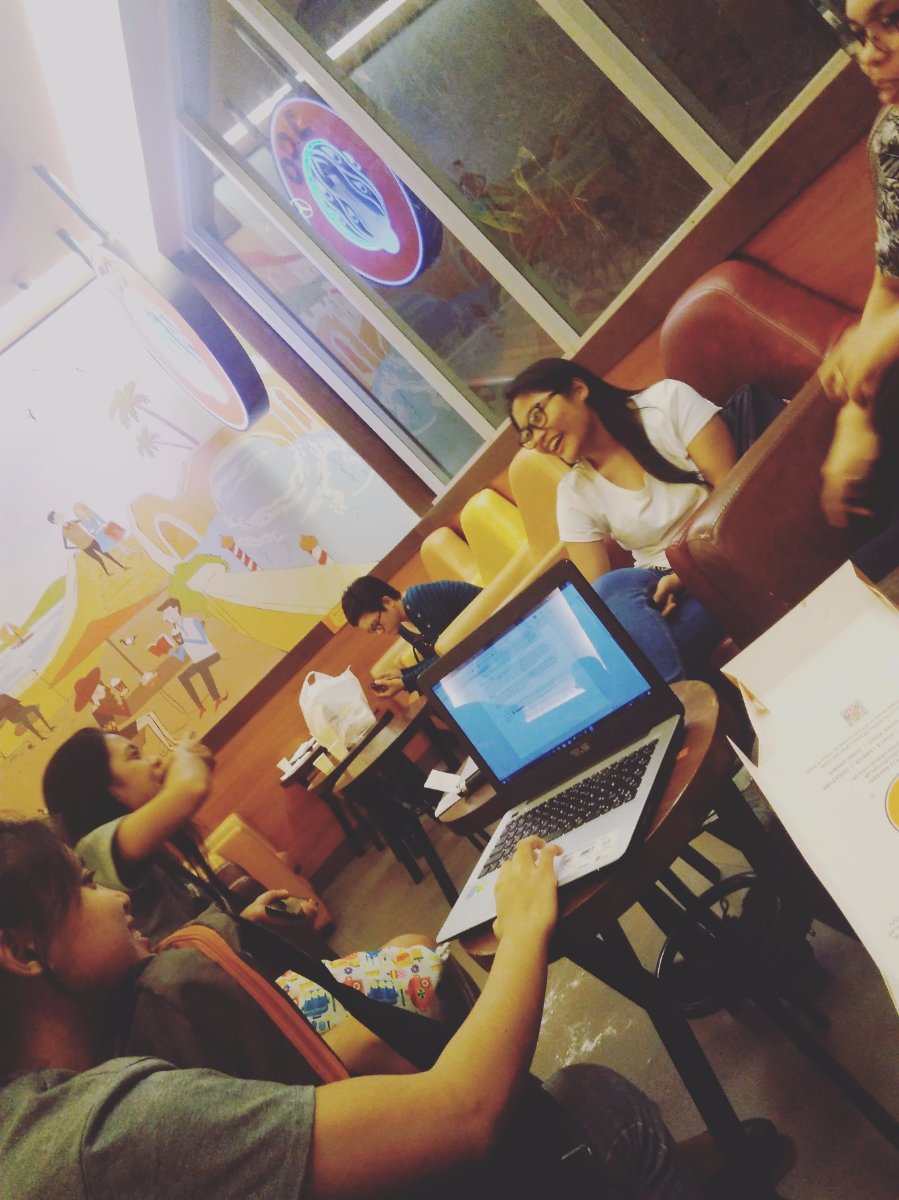 Groupmates, group study, lets do this, haha, those days
