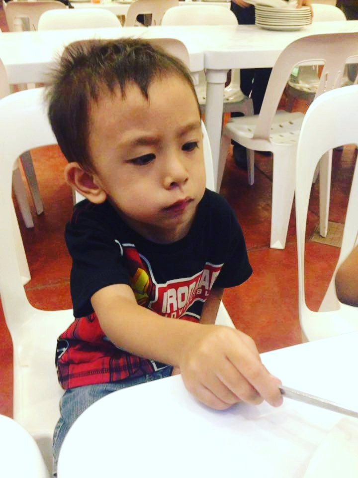 Grumpy baby gaven