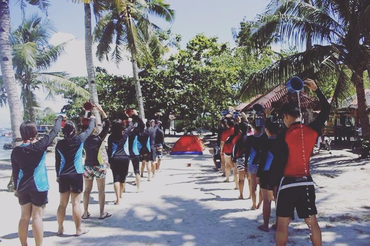 My sisters team building